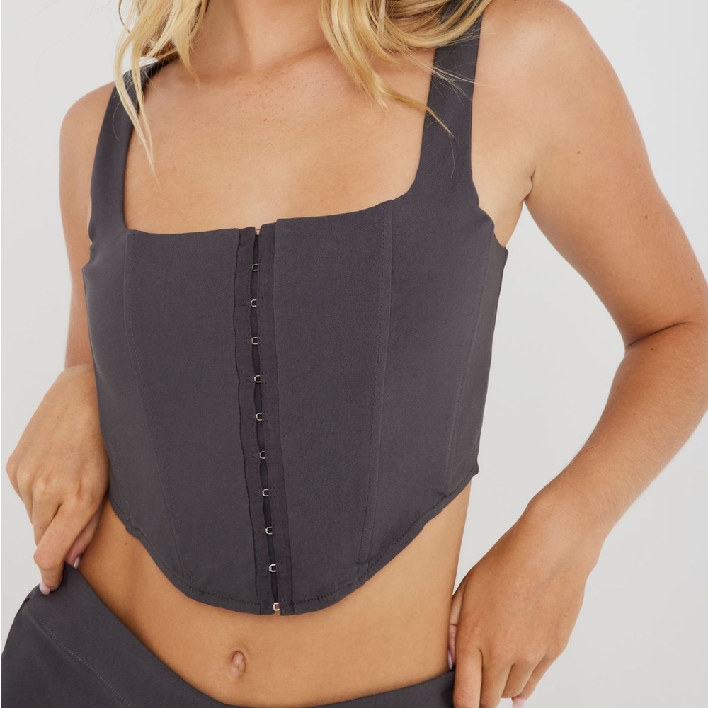 Garage Hailey Hook & Eye Bustier Top